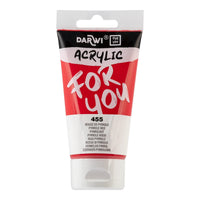 Akrilna barva DARWI Acryl 75 ml – Pirol rdeča