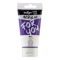Akrilna barva DARWI Acryl 75 ml – Svetlo vijolična