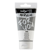 Akrilna barva DARWI Acryl 75 ml – Nevtralno siva