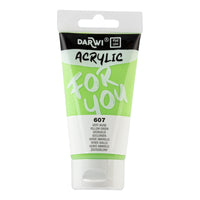 Akrilna barva DARWI Acryl 75 ml – Rumeno zelena