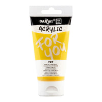Akrilna barva DARWI Acryl 75 ml – Titanovo rumena srednja