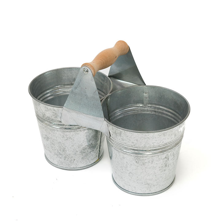 Dvojno kovinsko vedro 22 x 11 cm