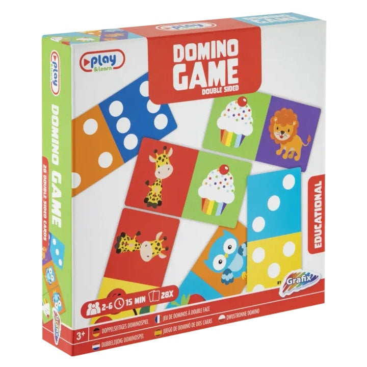 Dvostranska igra Domino - 28 izobraževalnih kart