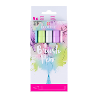 ROYAL TALENS Ecoline set akvarelnih čopičastih flomastrov PASTEL - 5 kosov