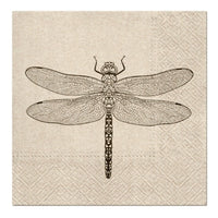 Eko serviete za decoupage Dragonfly - 1 kos