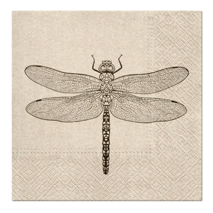Eko serviete za decoupage Dragonfly - 1 kos