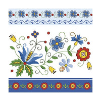 Eko serviete za decoupage Kashubian Folk 8 - 1 kos