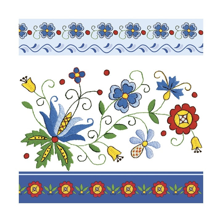 Eko serviete za decoupage Kashubian Folk 8 - 1 kos