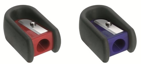 Enotni rdeči/modri svinčnik Sharpener