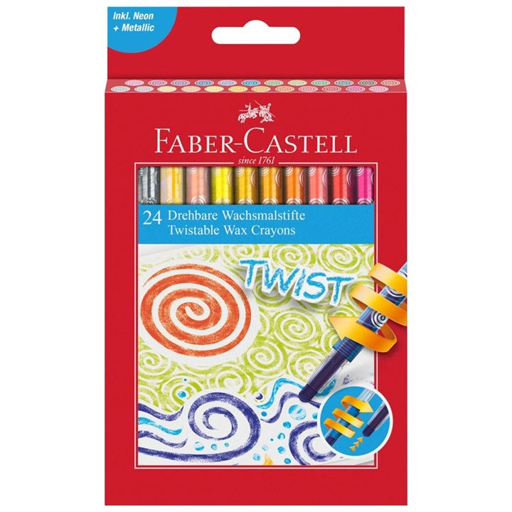 Faber Castell voščenke Twist | različni kompleti – pogled 3