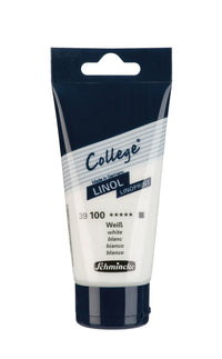 Barva za linorez Schmincke College Linol 75 ml – 100 Bela