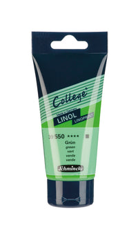 Barva za linorez Schmincke College Linol 75 ml – 550 Zelena
