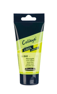 Barva za linorez Schmincke College Linol 75 ml – 840 Neon rumena