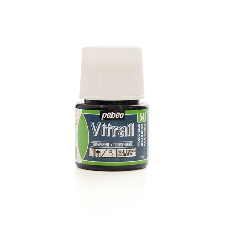 Barva za steklo Pebeo Vitrail 45 ml – Indigo blue