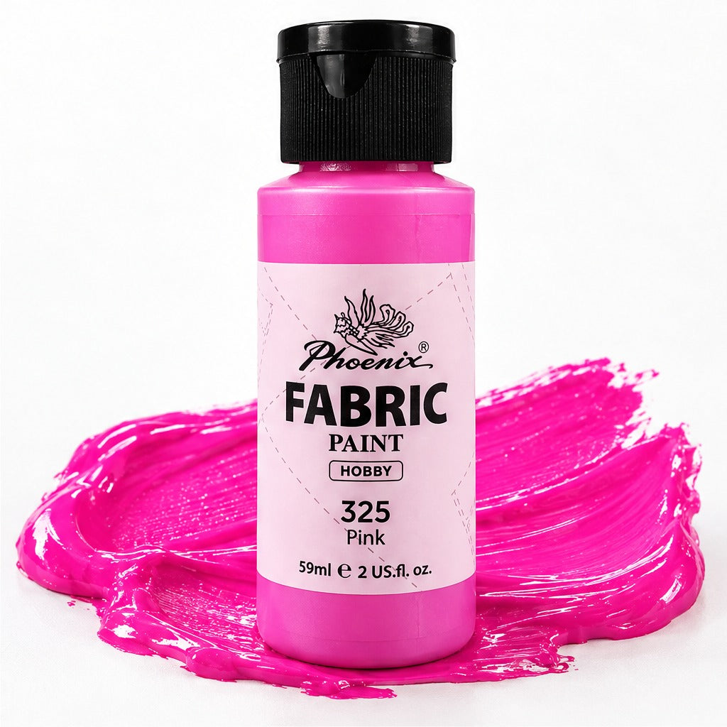 Farba na tekstil Phoenix 59 ml rožnata 325