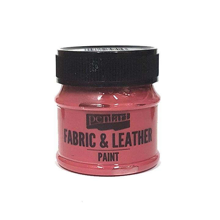 Barva za tekstil in usnje Pentart 50 ml – bordo
