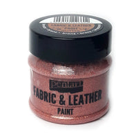 Barva za tekstil in usnje Pentart 50 ml – Glittering bronasta