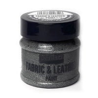 Barva za tekstil in usnje Pentart 50 ml – Glittering grafitna