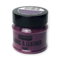 Barva za tekstil in usnje Pentart 50 ml – Glittering purpurna