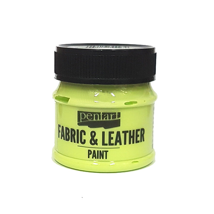 Barva za tekstil in usnje Pentart 50 ml – Lime