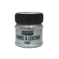 Barva za tekstil in usnje Pentart 50 ml – srebrna