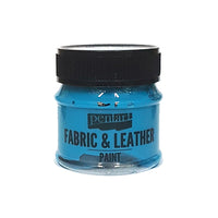 Barva za tekstil in usnje Pentart 50 ml – turkizno modra