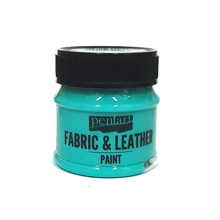 Barva za tekstil in usnje Pentart 50 ml – turkizno zelena