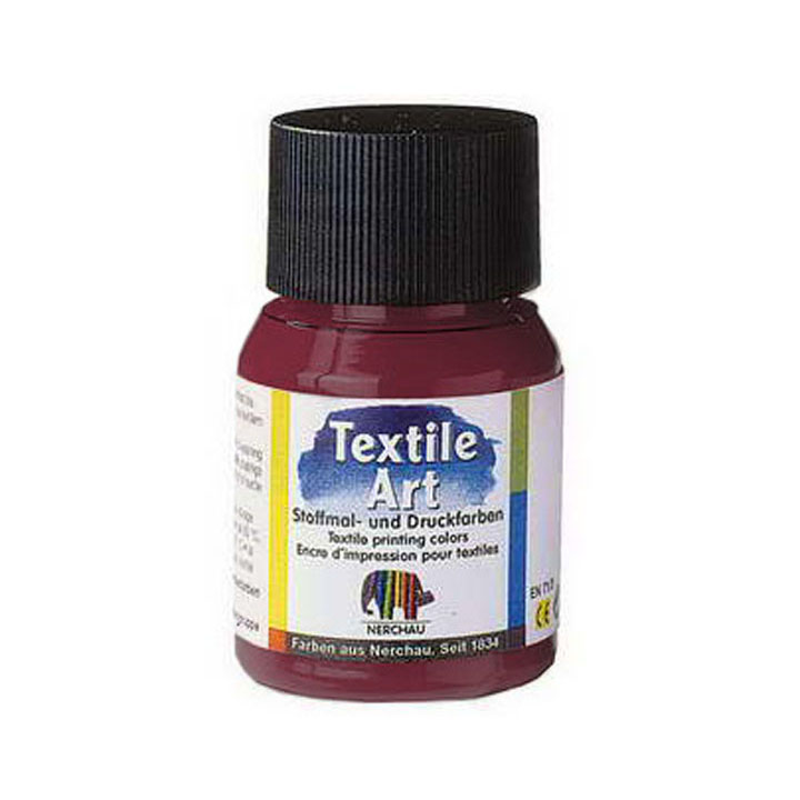 Barva za temen tekstil 59ml – rjava