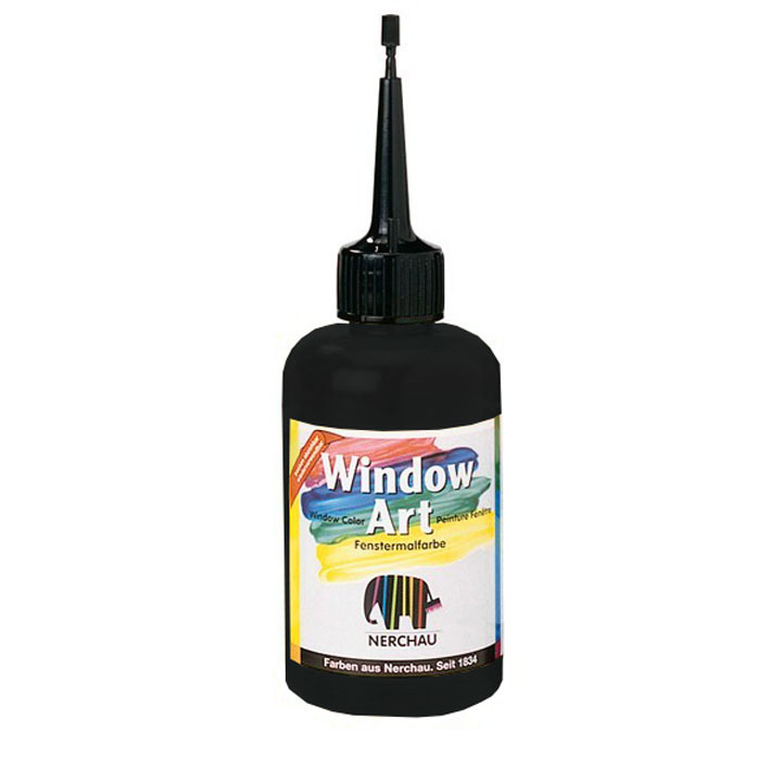 Barve za okna Window Art 80ml – kontura črna