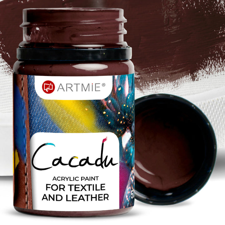 Barve za tekstil in usnje ARTMIE CACADU 50 ml – 22 ožganih umber