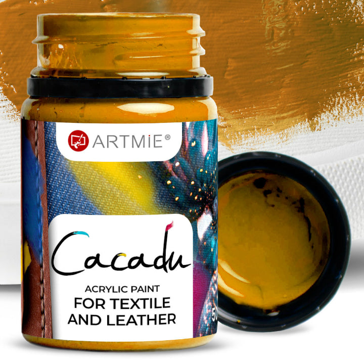 Barve za tekstil in usnje ARTMIE CACADU 50 ml – 6 oker rumena