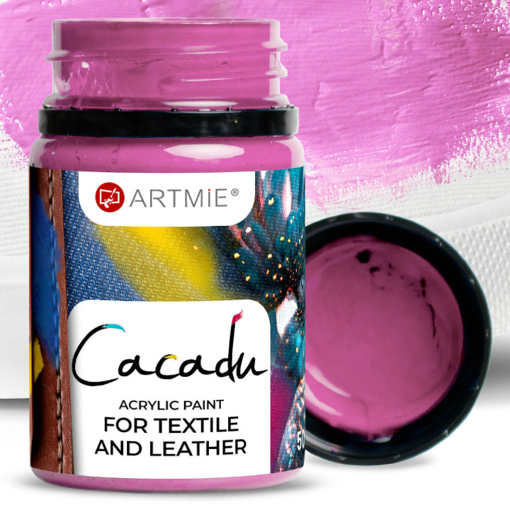 Barve za tekstil in usnje ARTMIE CACADU 50 ml – 8 rožnatih