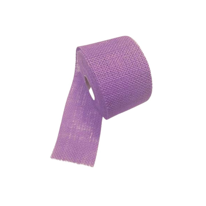 Barvni trak iz jute 7cm x 10 m – lilac