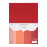 Barvni papir DP Craft - komplet 20 kosov – red tones