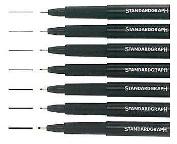 Flomaster Standardgraph | različne konice – pogled 2