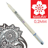 Flomaster za tehnično risanje SAKURA Pigma Micron BLACK | izberite debelino – pogled 6