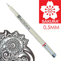 Flomaster za tehnično risanje SAKURA Pigma Micron BLACK | izberite debelino – pogled 8