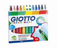 Flomasterji GIOTTO TURBO MAXI / 12 barv