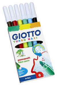 Flomasterji GIOTTO TURBO MAXI / 6 barv