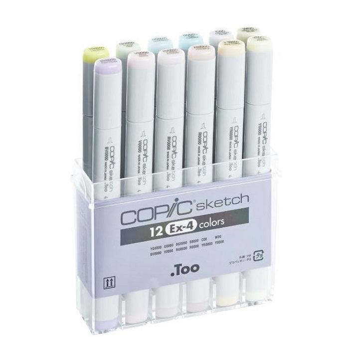 Flomastri COPIC Sketch Ex-4 -  set 12 kom
