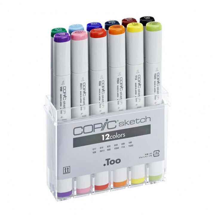 Flomastri COPIC Sketch - set 12 kom