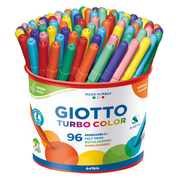 Flomastri GIOTTO Turbo Color tanki 96 kosov