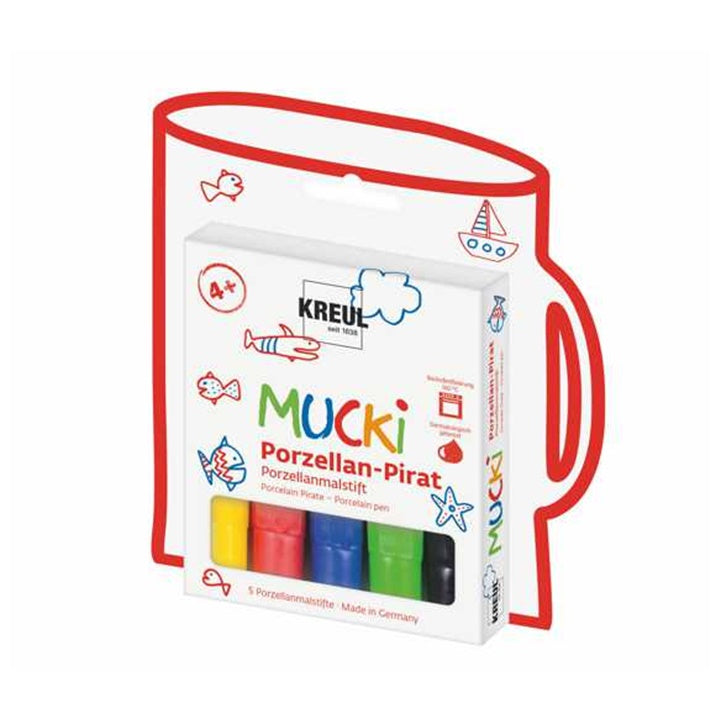 Flomastri za porcelan MUCKI KREUL 5 kosov