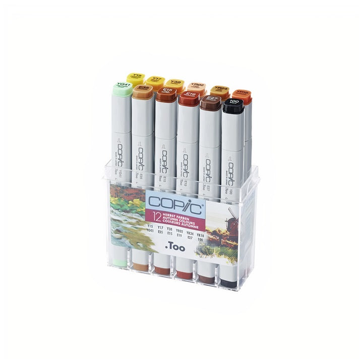 Flumastri COPIC Classic Autumn Colours - set 12 kom