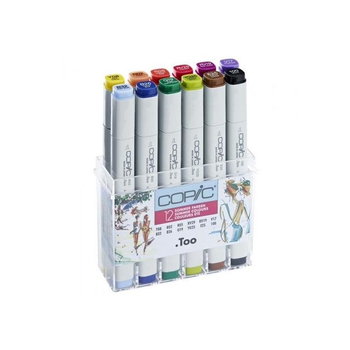 Flumastri COPIC Classic Summer Colours - set 12 kom