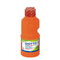 Fluorescenčna tempera barva GIOTTO Extra Quality Fluo 250 ml – oranžna