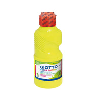 Fluorescenčna tempera barva GIOTTO Extra Quality Fluo 250 ml – rumena