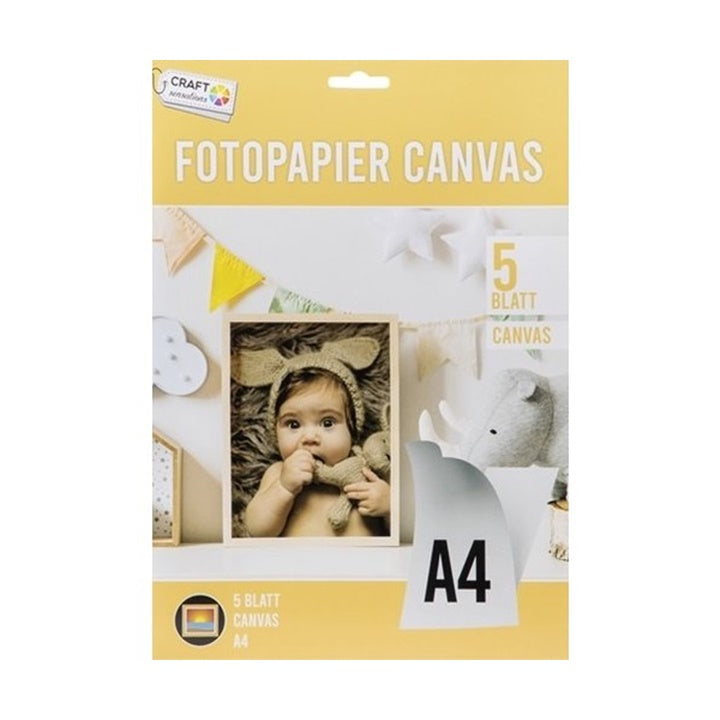 Fotografski papir platno Craft Sensation 5 kosov