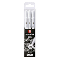 Gelna pisala Sakura Gelly Roll bright white - 3 kosi | različne variante – pogled 3