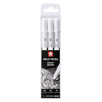 Gelna pisala Sakura Gelly Roll bright white - 3 kosi | različne variante – pogled 4
